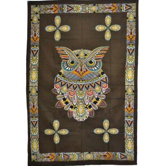 Other - 54" x 86" Owl tapestry - Just beautiful~ Art deco